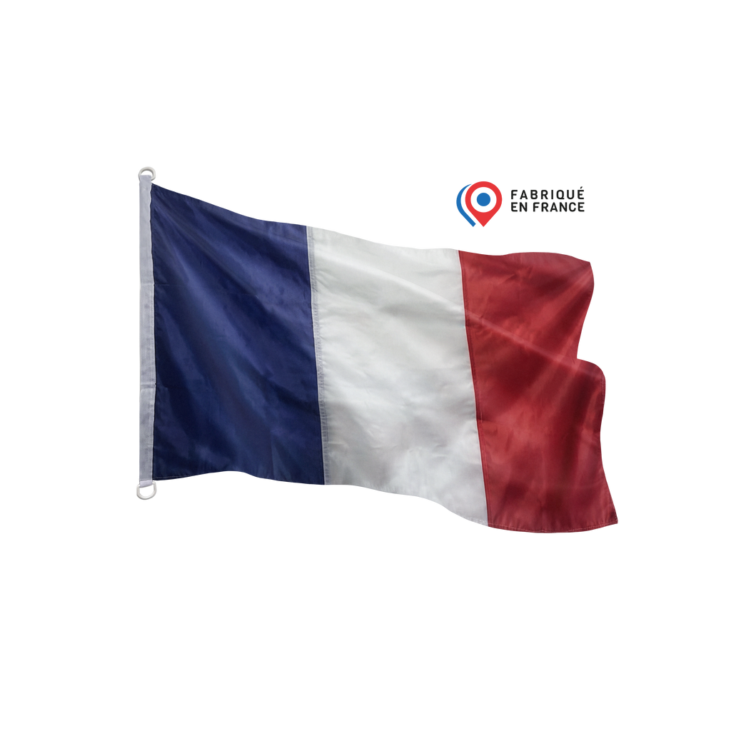 Drapeau Français - Fabriqué en France