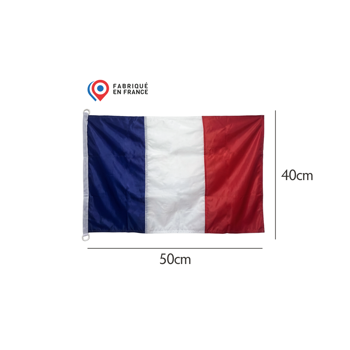 Drapeau Français - Fabriqué en France