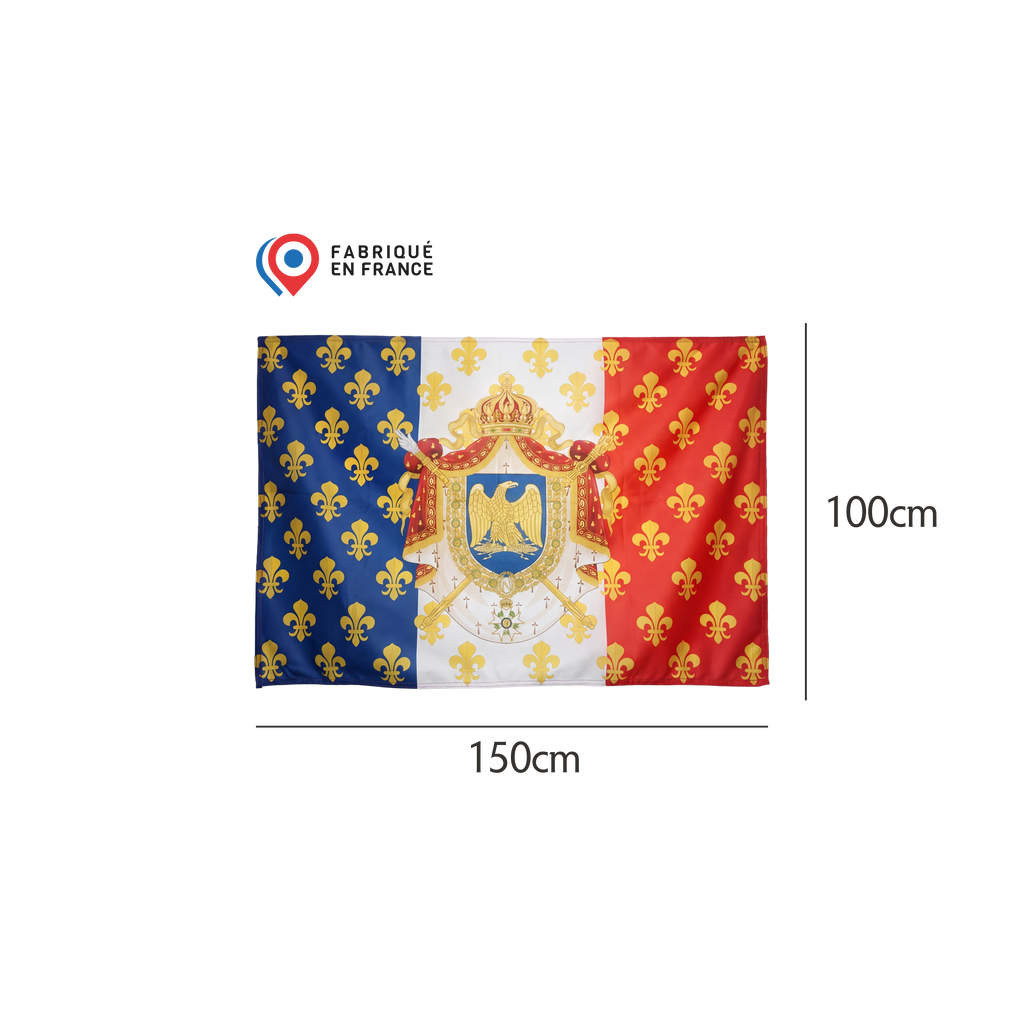 Drapeau Impérial - Fabriqué en France