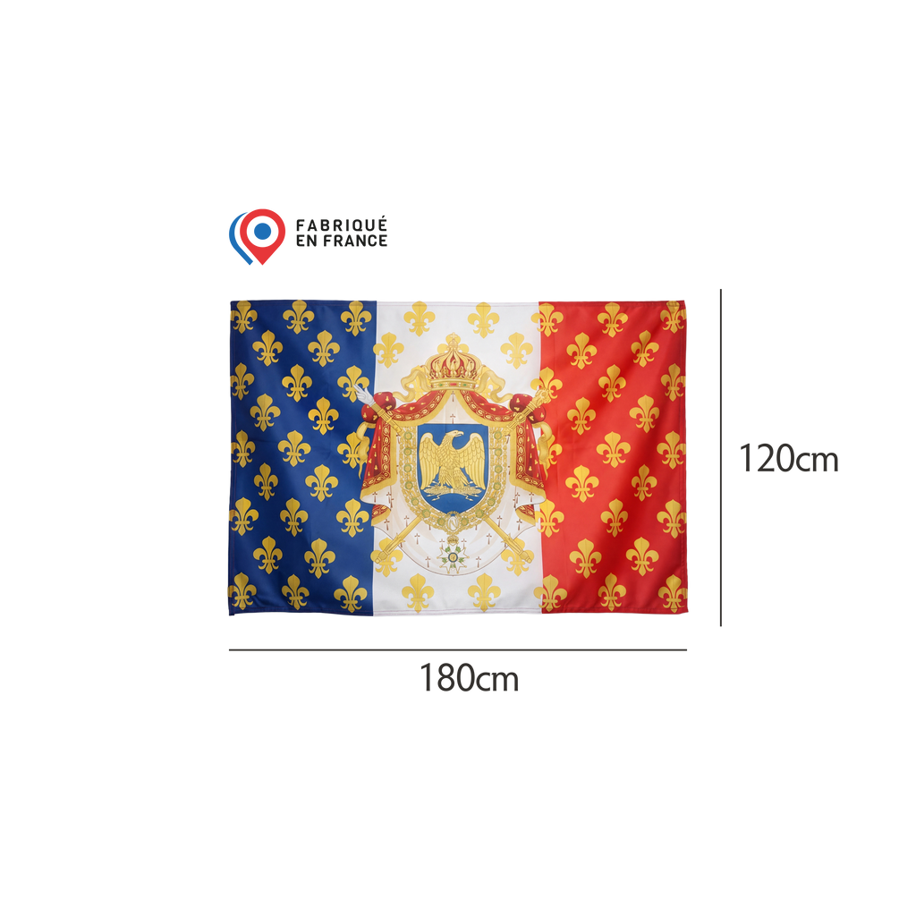 Drapeau Impérial - Fabriqué en France