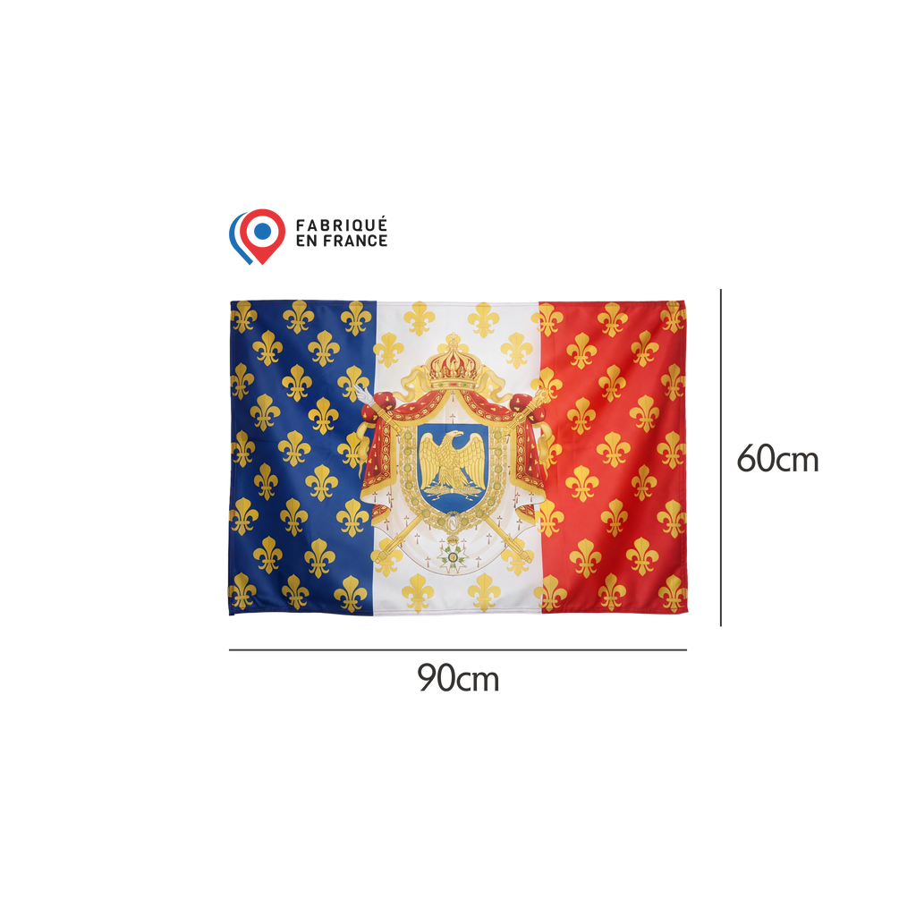 Drapeau Impérial - Fabriqué en France