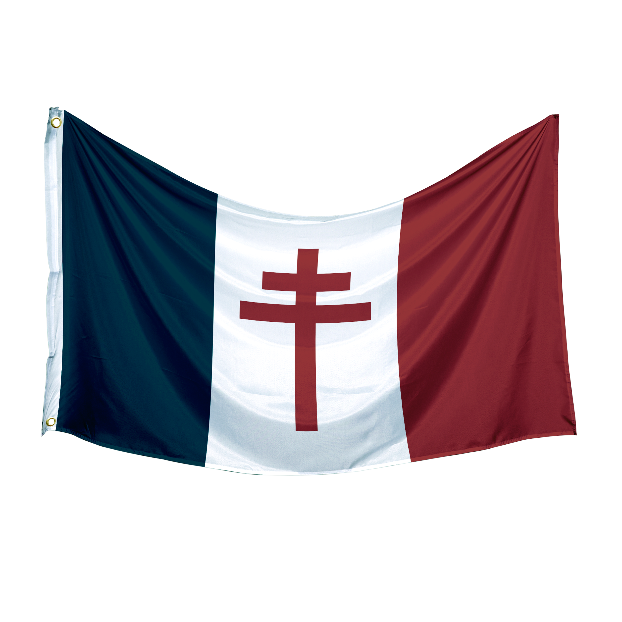 Drapeau Français - Croix de Lorraine