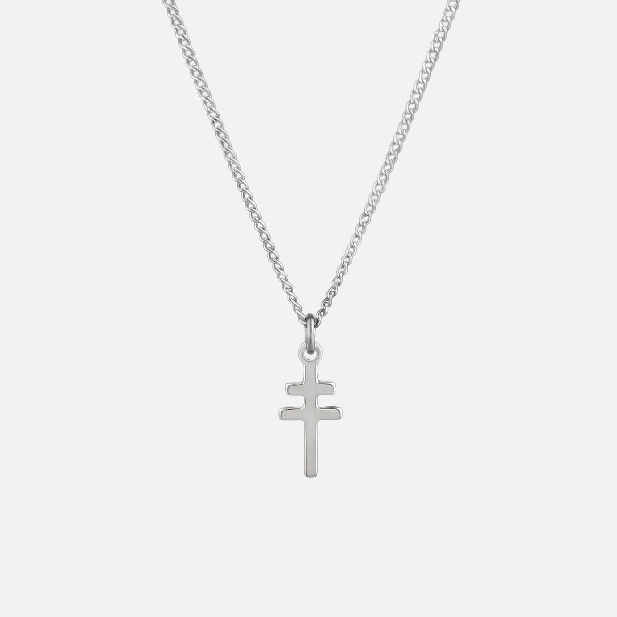 Collier Croix de Lorraine - 12mm